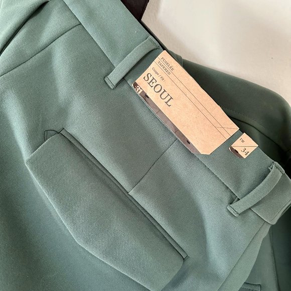 NWT Le 31 Simons Green Jacket & Matching Tapered Pant Set (42R, 34 x 29) - Picture 4 of 7